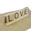 Scrabble houder voor kleine scrabble letter