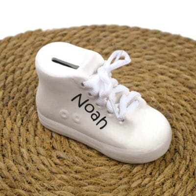 stenen spaarpot schoen