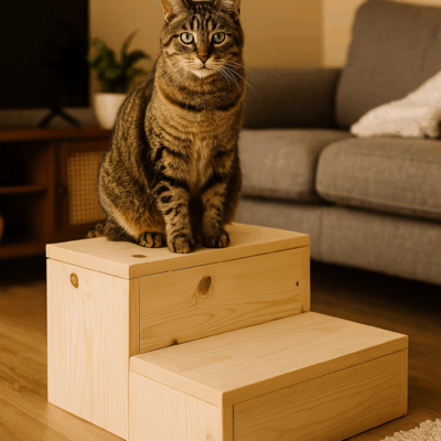 opstapje huisdieren van hout