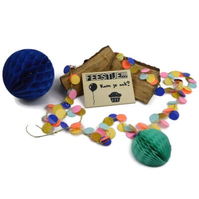 verjaardagkaart feestje kom je ook